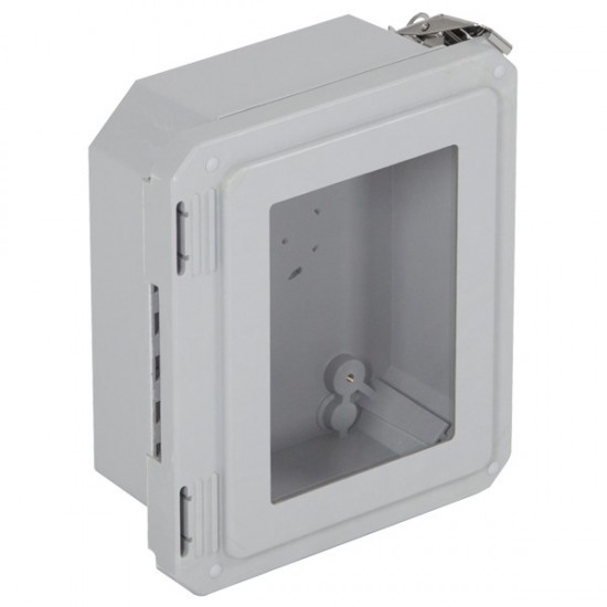 EF080604-W STI EnviroArmour Fiberglass Enclosure - 8.77" H x 6.77" W x 4.06" D - Clear Window - Non-Returnable EF080604-W STI EnviroArmour Fiberglass Enclosure - 8.77" H x 6.77" W x 4.06" D - Clear Window - Non-Returnable