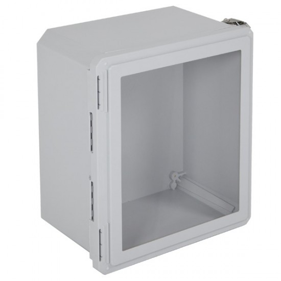 EF161408-W STI EnviroArmour Fiberglass Enclosure - 16.69" H x 14.69" W x 8.06" D - Clear Window - Non-Returnable EF161408-W STI EnviroArmour Fiberglass Enclosure - 16.69" H x 14.69" W x 8.06" D - Clear Window - Non-Returnable