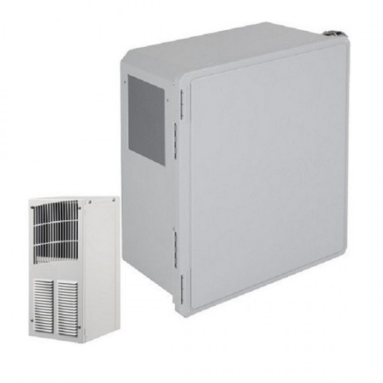 EF181610-O1 STI Fibgerglass Enclosure with Air Conditioner 18 x 16 x 10 Opaque - Non-Returnable EF181610-O1 STI Fibgerglass Enclosure with Air Conditioner 18 x 16 x 10 Opaque - Non-Returnable