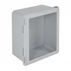 EF201610-W STI EnviroArmour Fiberglass Enclosure - 20.63" H x 16.63" W x 10.06" D - Clear Window - Label EF201610-W STI EnviroArmour Fiberglass Enclosure - 20.63" H x 16.63" W x 10.06" D - Clear Window - Label