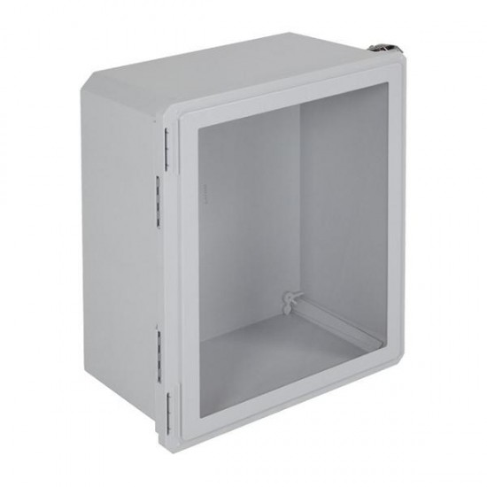 EF201610-W STI EnviroArmour Fiberglass Enclosure - 20.63" H x 16.63" W x 10.06" D - Clear Window - Label EF201610-W STI EnviroArmour Fiberglass Enclosure - 20.63" H x 16.63" W x 10.06" D - Clear Window - Label