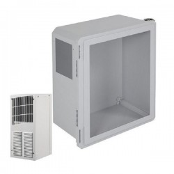 EF201610-W2 STI Fiberglass Enclosure with A/C and Heat 20 x 16 x 10 with Window - Non-Returnable EF201610-W2 STI Fiberglass Enclosure with A/C and Heat 20 x 16 x 10 with Window - Non-Returnable