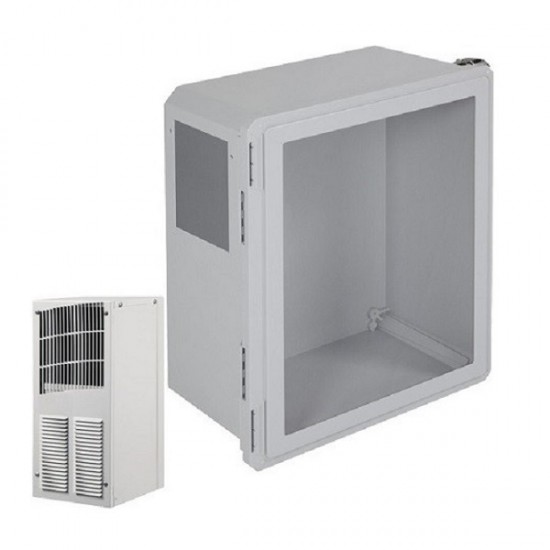 EF201610-W2 STI Fiberglass Enclosure with A/C and Heat 20 x 16 x 10 with Window - Non-Returnable EF201610-W2 STI Fiberglass Enclosure with A/C and Heat 20 x 16 x 10 with Window - Non-Returnable