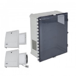 EP161409-T3 STI Polycarbonate Enclosure with NEMA 3R Filter Fan w/ Filter Vent 16 x 14 x 9 Tinted - Non-Returnable