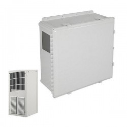 EP242410-O2 STI Poycarbonate Enclosure with A/C and Heat 24 x 24 x 10 Opaque - Non-Returnable