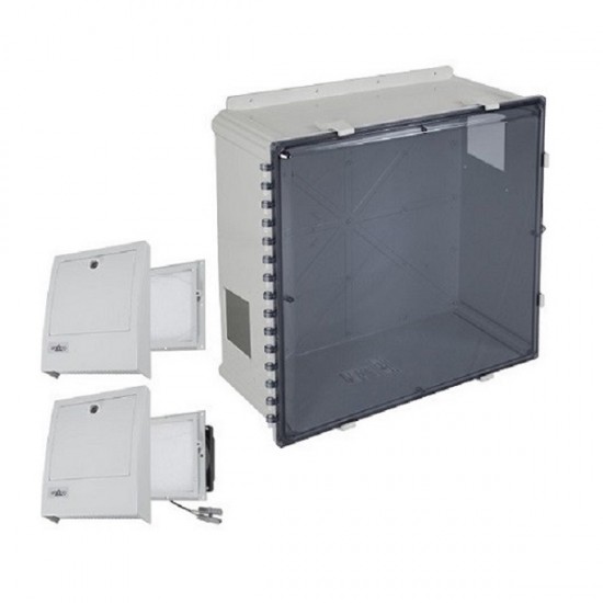 EP242410-T3 STI Polycarbonate Enclosure with NEMA 3R Filter Fan w/ Filter Vent 24 x 24 x 10 Tinted - Non-Returnable EP242410-T3 STI Polycarbonate Enclosure with NEMA 3R Filter Fan w/ Filter Vent 24 x 24 x 10 Tinted - Non-Returnable