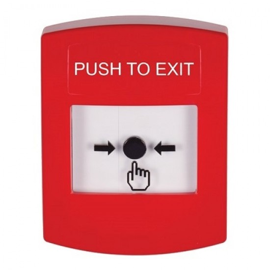 GLR001PX-EN STI Red Indoor Only No Cover Key-to-Reset Push Button with PUSH TO EXIT Label English GLR001PX-EN STI Red Indoor Only No Cover Key-to-Reset Push Button with PUSH TO EXIT Label English