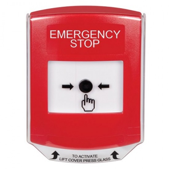 GLR021ES-EN STI Red Indoor Only Shield Key-to-Reset Push Button with  EMERGENCY STOP Label English GLR021ES-EN STI Red Indoor Only Shield Key-to-Reset Push Button with  EMERGENCY STOP Label English