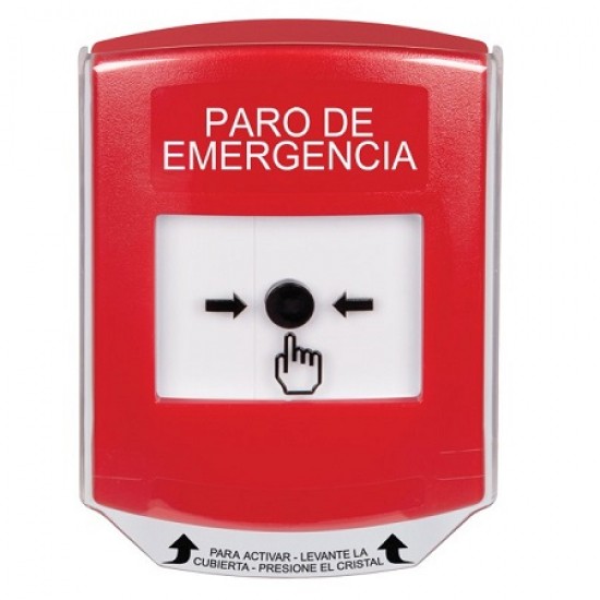 GLR021ES-ES STI Red Indoor Only Shield Key-to-Reset Push Button with EMERGENCY STOP Label Spanish GLR021ES-ES STI Red Indoor Only Shield Key-to-Reset Push Button with EMERGENCY STOP Label Spanish