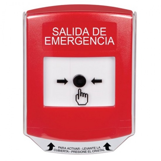 GLR021EX-ES STI Red Indoor Only Shield Key-to-Reset Push Button with EMERGENCY EXIT Label Spanish GLR021EX-ES STI Red Indoor Only Shield Key-to-Reset Push Button with EMERGENCY EXIT Label Spanish
