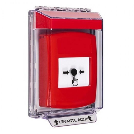 GLR031NT-ES STI Red Indoor/Outdoor Low Profile Flush Mount Key-to-Reset Push Button with No Text Label Spanish GLR031NT-ES STI Red Indoor/Outdoor Low Profile Flush Mount Key-to-Reset Push Button with No Text Label Spanish