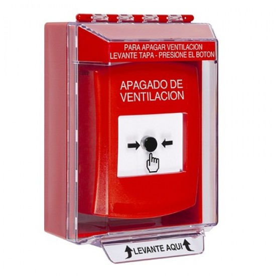 GLR081HV-ES STI Red Indoor/Outdoor Low Profile Surface Mount w/ Sound Key-to-Reset Push Button w/ HVAC SHUT-DOWN Spanish GLR081HV-ES STI Red Indoor/Outdoor Low Profile Surface Mount w/ Sound Key-to-Reset Push Button w/ HVAC SHUT-DOWN Spanish