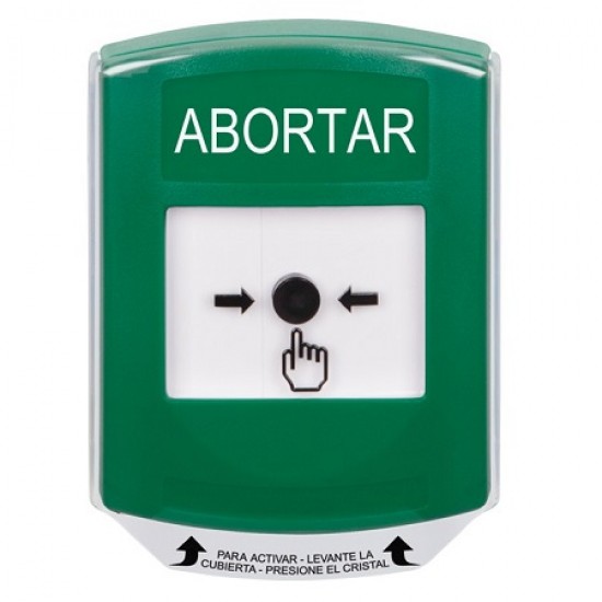 GLR121AB-ES STI Green Indoor Only Shield Key-to-Reset Push Button with ABORT Label Spanish GLR121AB-ES STI Green Indoor Only Shield Key-to-Reset Push Button with ABORT Label Spanish