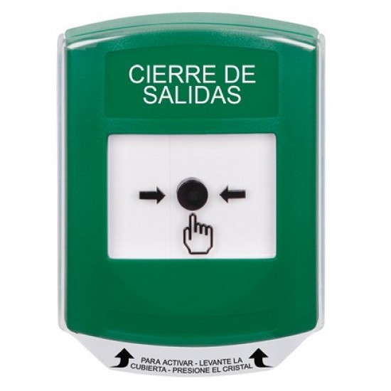 GLR121LD-ES STI Green Indoor Only Shield Key-to-Reset Push Button with LOCKDOWN Label Spanish GLR121LD-ES STI Green Indoor Only Shield Key-to-Reset Push Button with LOCKDOWN Label Spanish
