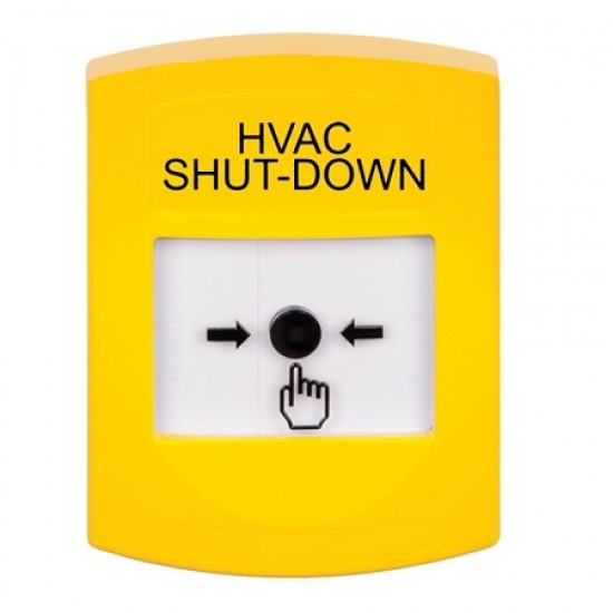 GLR201HV-EN STI Yellow Indoor Only No Cover Key-to-Reset Push Button with HVAC SHUT-DOWN Label English GLR201HV-EN STI Yellow Indoor Only No Cover Key-to-Reset Push Button with HVAC SHUT-DOWN Label English