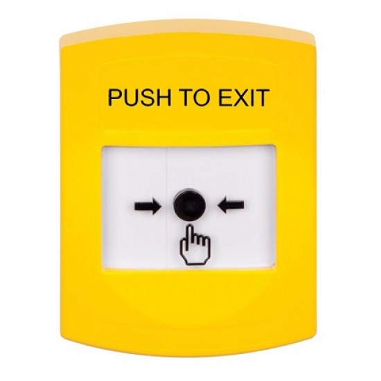 GLR201PX-EN STI Yellow Indoor Only No Cover Key-to-Reset Push Button with PUSH TO EXIT Label English GLR201PX-EN STI Yellow Indoor Only No Cover Key-to-Reset Push Button with PUSH TO EXIT Label English
