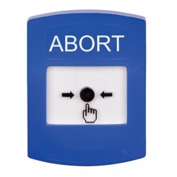 GLR401AB-EN STI Blue Indoor Only No Cover Key-to-Reset Push Button with ABORT Label English GLR401AB-EN STI Blue Indoor Only No Cover Key-to-Reset Push Button with ABORT Label English