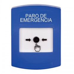 GLR401ES-ES STI Blue Indoor Only No Cover Key-to-Reset Push Button with EMERGENCY STOP Label Spanish GLR401ES-ES STI Blue Indoor Only No Cover Key-to-Reset Push Button with EMERGENCY STOP Label Spanish