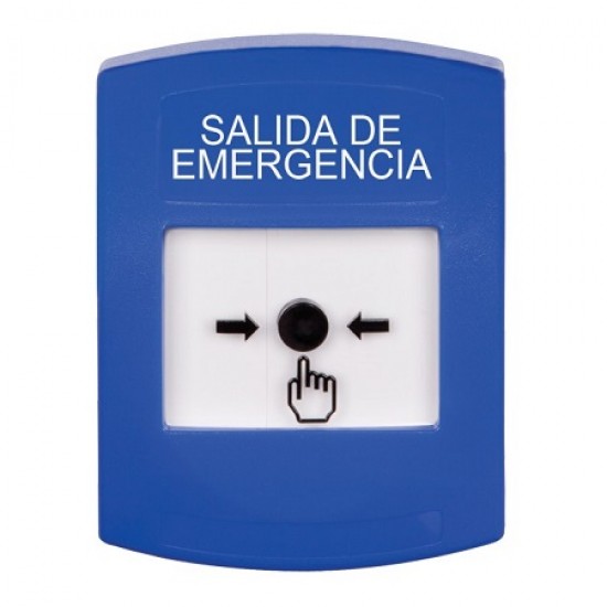 GLR401EX-ES STI Blue Indoor Only No Cover Key-to-Reset Push Button with EMERGENCY EXIT Label Spanish GLR401EX-ES STI Blue Indoor Only No Cover Key-to-Reset Push Button with EMERGENCY EXIT Label Spanish