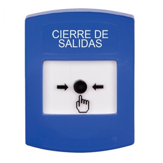 GLR401LD-ES STI Blue Indoor Only No Cover Key-to-Reset Push Button with LOCKDOWN Label Spanish GLR401LD-ES STI Blue Indoor Only No Cover Key-to-Reset Push Button with LOCKDOWN Label Spanish