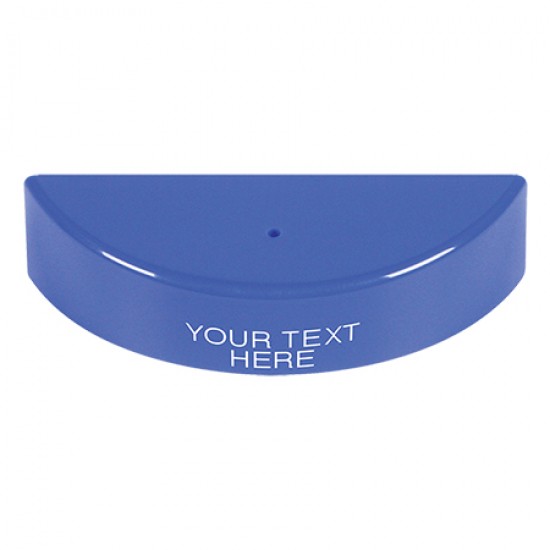 KIT-M06540-CB STI Replacement Hood with Non-Returnable Custom Text Label English - Blue