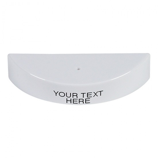 KIT-M06540-CW STI Replacement Hood with Non-Returnable Custom Text Label English - White