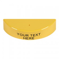 KIT-M06540-CY STI Replacement Hood with Non-Returnable Custom Text Label English - Yellow