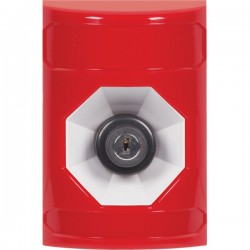 SS2003NT-EN STI Red No Cover Key-to-Activate Stopper Station with No Text Label English