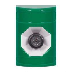 SS2103NT-EN STI Green No Cover Key-to-Activate Stopper Station with No Text Label English