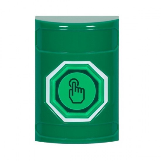 SS2107NT-ES STI Green No Cover Weather Resistant Momentary Stopper Station w/ No Text Spanish