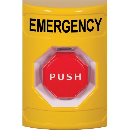 SS2202EM-EN STI Yellow No Cover Key-to-Reset (Illuminated) Stopper Station with EMERGENCY Label English SS2202EM-EN STI Yellow No Cover Key-to-Reset (Illuminated) Stopper Station with EMERGENCY Label English