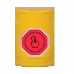 SS2207NT-ES STI Yellow No Cover Weather Resistant Momentary Stopper Station w/ No Text Spanish