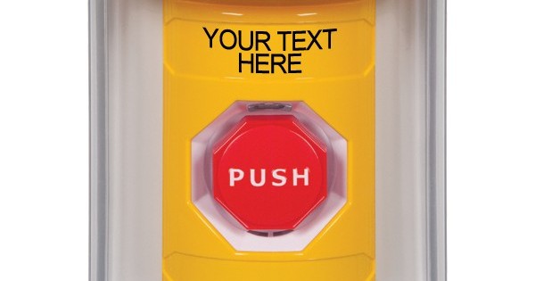 SS2232ZA-EN STI Yellow Indoor/Outdoor Flush Key-to-Reset