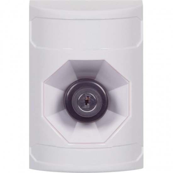 SS2303NT-EN STI White No Cover Key-to-Activate Stopper Station with No Text Label English SS2303NT-EN STI White No Cover Key-to-Activate Stopper Station with No Text Label English