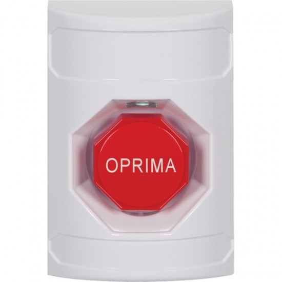 SS2308NT-ES STI White No Cover Pneumatic (Illuminated) Stopper Station with No Text Label Spanish