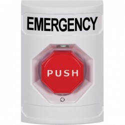 SS2309EM-EN STI White No Cover Turn-to-Reset (Illuminated) Stopper Station with EMERGENCY Label English SS2309EM-EN STI White No Cover Turn-to-Reset (Illuminated) Stopper Station with EMERGENCY Label English