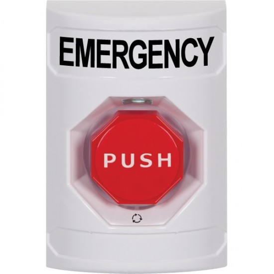 SS2309EM-EN STI White No Cover Turn-to-Reset (Illuminated) Stopper Station with EMERGENCY Label English SS2309EM-EN STI White No Cover Turn-to-Reset (Illuminated) Stopper Station with EMERGENCY Label English