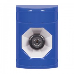 SS2403NT-EN STI Blue No Cover Key-to-Activate Stopper Station with No Text Label English