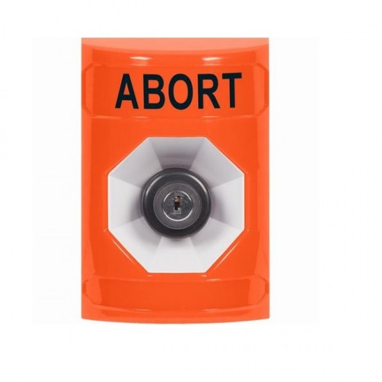 SS2503AB-EN STI Orange No Cover Key-to-Activate Stopper Station with ABORT Label English SS2503AB-EN STI Orange No Cover Key-to-Activate Stopper Station with ABORT Label English