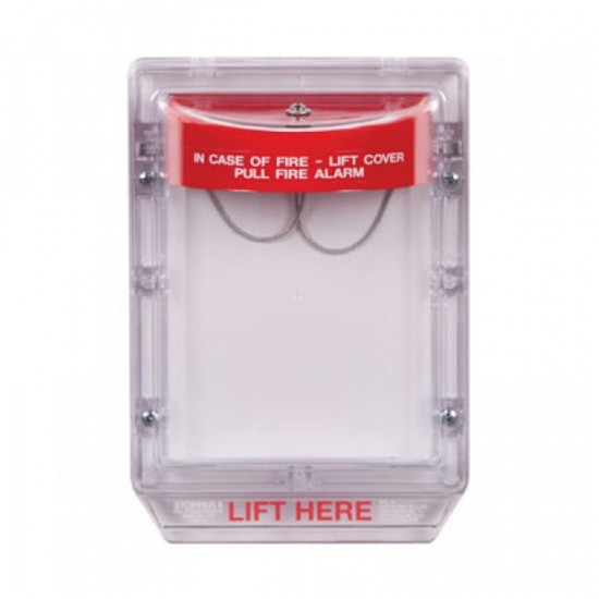 STI-1100 STI Stopper II with Horn Flush Mount with Fire Label