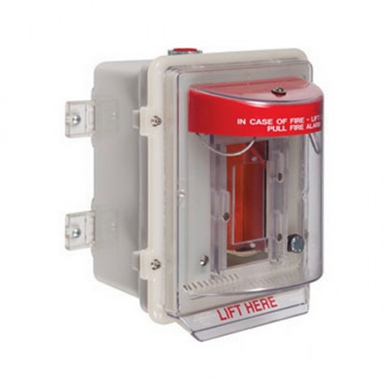 STI-1200A-HTR STI Stopper II Heated Enclosure with 4" Deep Back Box - 110VAC - Clear