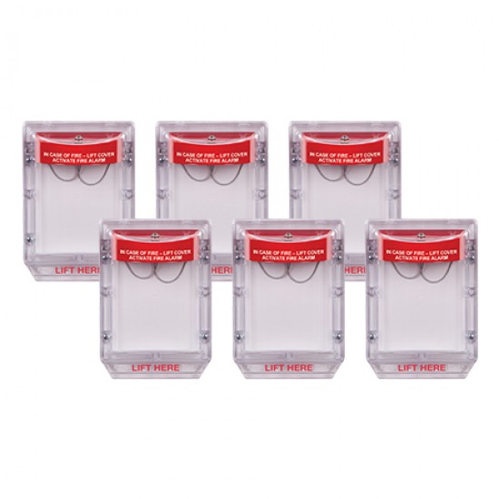 STI-1200CP6 STI Stopper II without Horn - Flush Mount - Red Fire Label