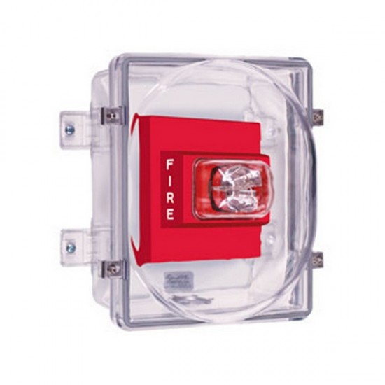 STI-1221A4X STI Strobe Damage Stopper with Enclosed Back Box 4" Deep NEMA 4X - Clear