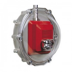 STI-1227 STI Stopper Dome for Strobe Only with Open Back Box - Clear