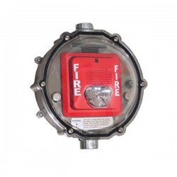 STI-1229HTR-HAZ STI Stopper Dome Heated Enclosure for Strobe Only NEMA 4X Hazardous Locations - Clear