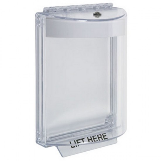 STI-13020NW STI Universal Stopper with Horn Flush - No Label Included - White STI-13020NW STI Universal Stopper with Horn Flush - No Label Included - White
