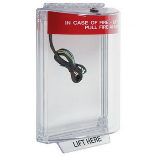 STI-13030FR STI Universal Stopper with Horn & Relay Flush - Fire - Red