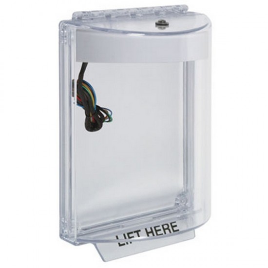 STI-13030NW STI Universal Stopper with Horn & Relay Flush Mount - No Label Included - White