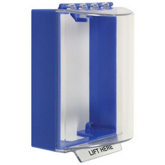 STI-13200NB STI Universal Stopper without Horn Housing Surface Mount - No Label Included - Blue