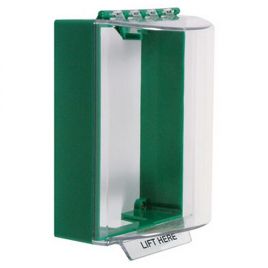 STI-13200NG STI Universal Stopper without Horn Housing Surface Mount - No Label Included - Green